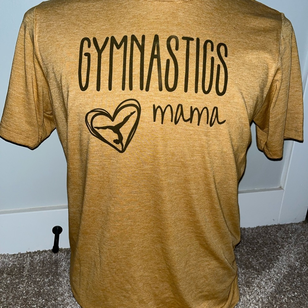 Gold 'Gymnastics Mama' T-Shirt
